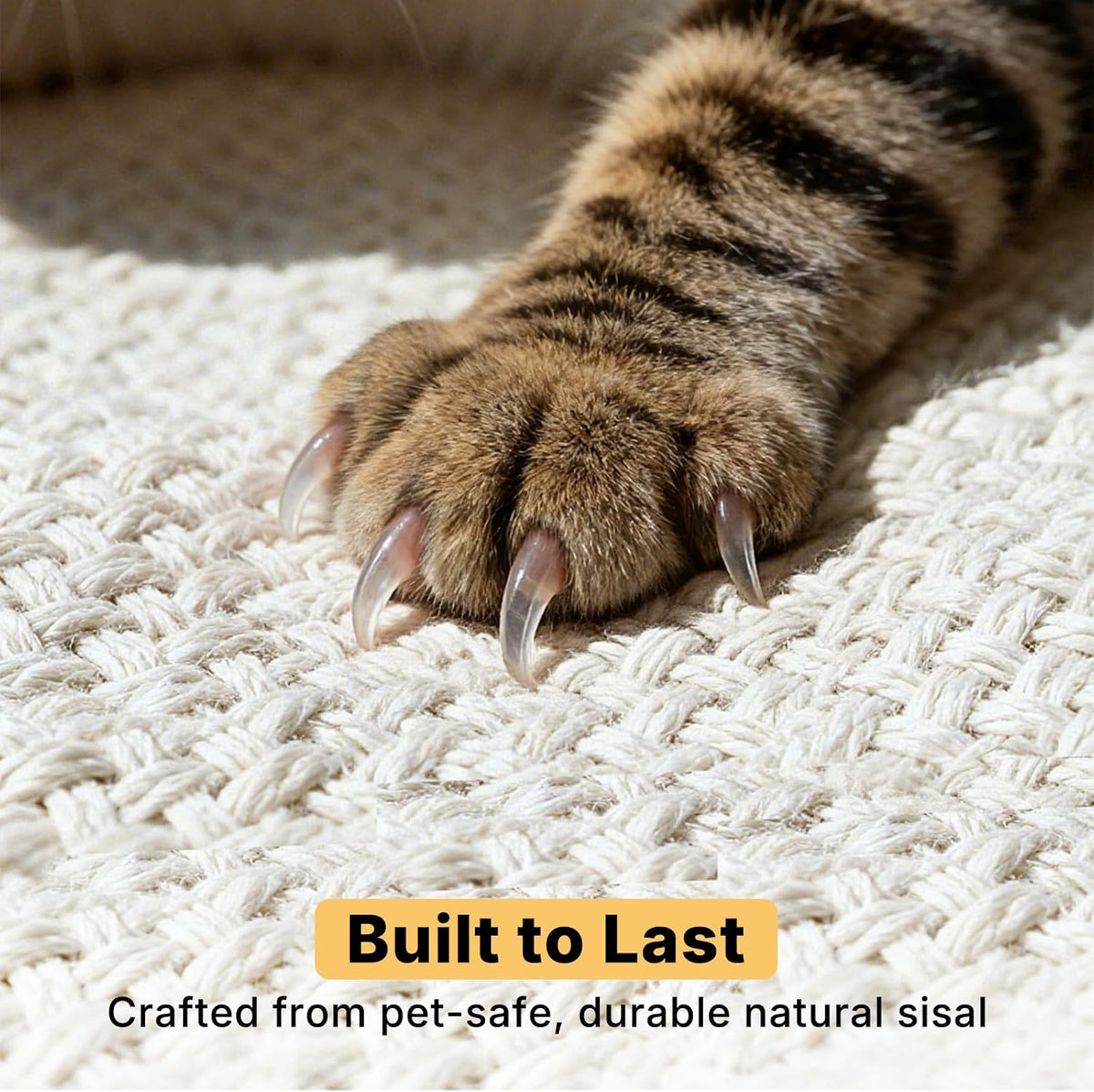 Cat Scratcher Side Table for Couch, Sofa Protector End Table
